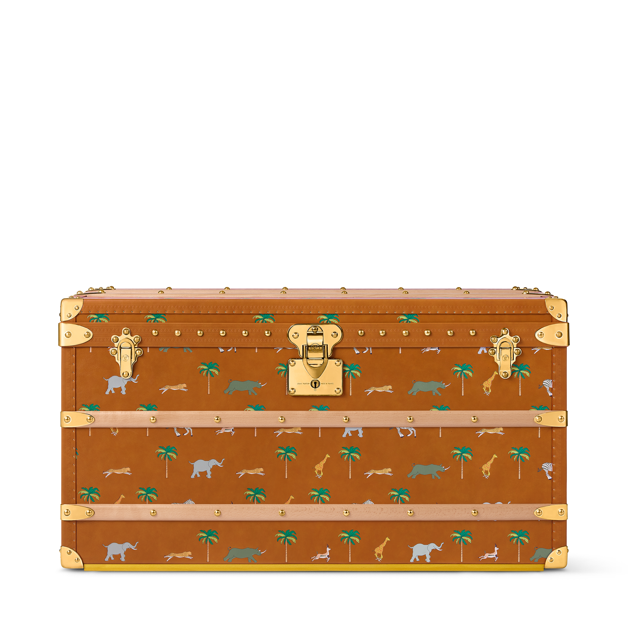 LV x Darjeeling Limited Courrier Lozine 90 Other Leathers - Trunks